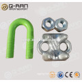 Rigging Drop Forged Galvanized Wire Rope Clamp Cable Clamp 450